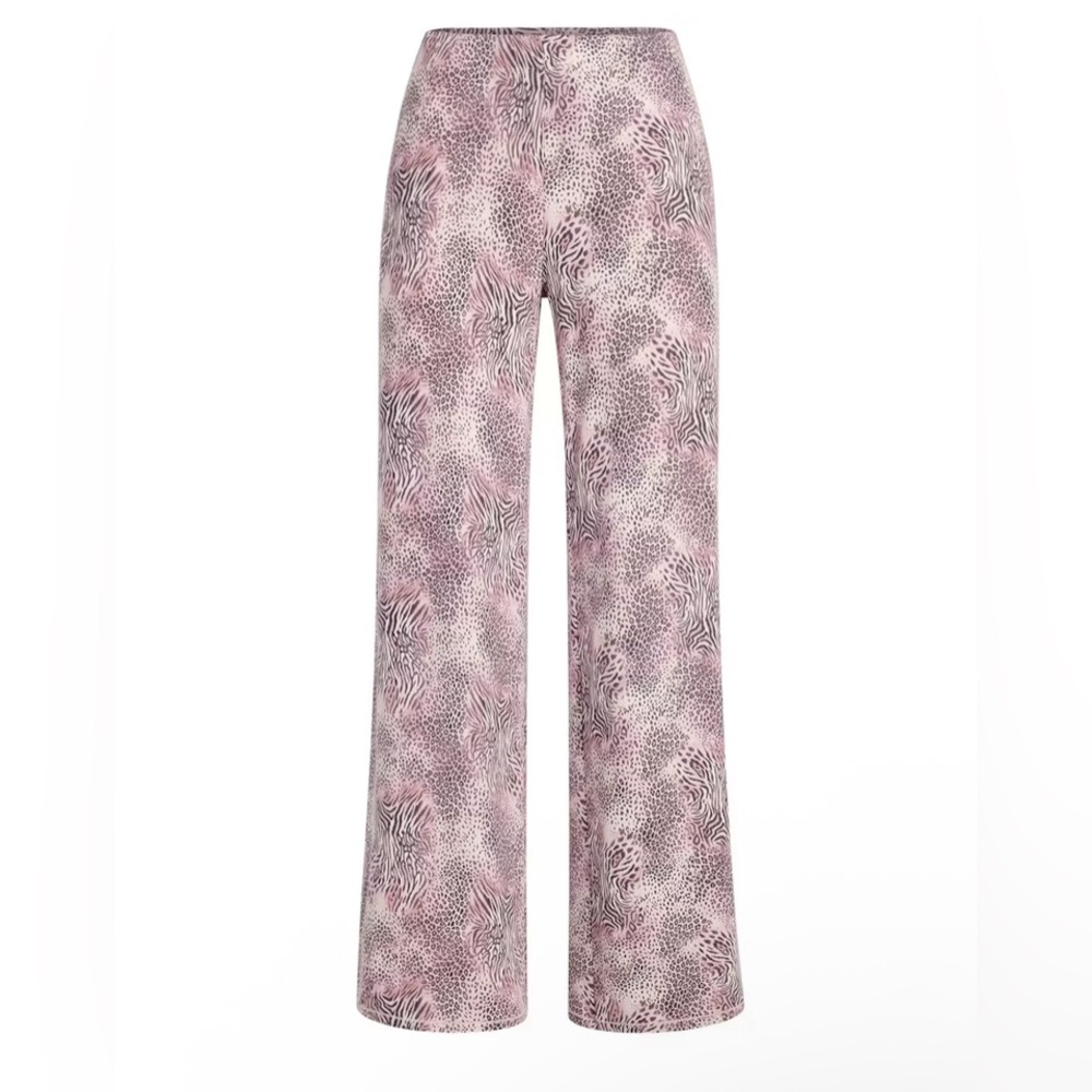 SKIMS HENLEY PANTS XSMALL Bloom Mini Multi Animal